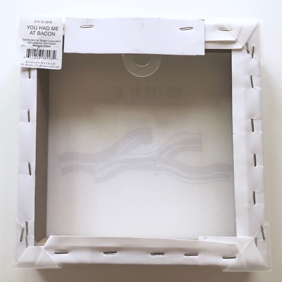 Canvas Art Print You Had Me at Bacon Kitsch Decor Kitchen pop art gallery wrap - Picture 2 of 2